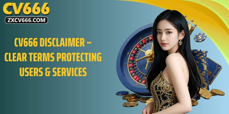 CV666 Disclaimer – Clear terms protecting users & services