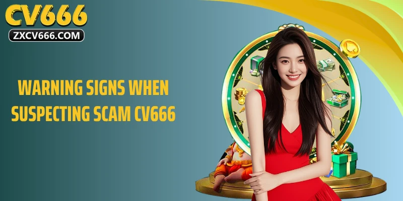 Warning signs when suspecting Scam CV666